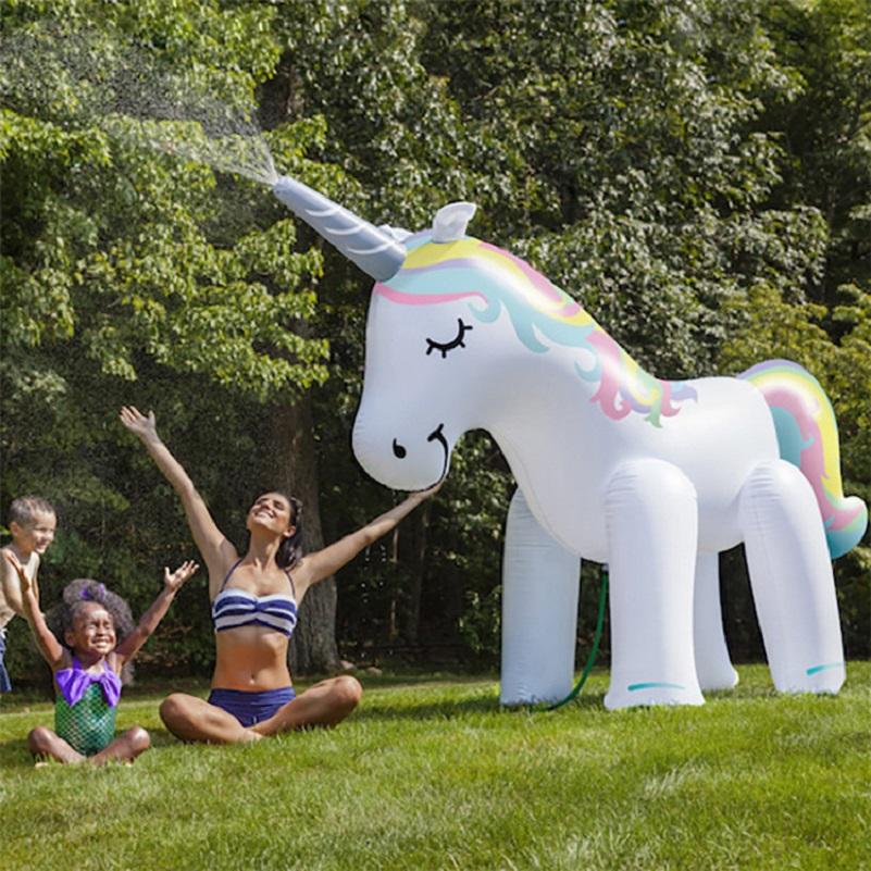 135cm Unicorn Sprinkler Water Spray Children's Summer Toys