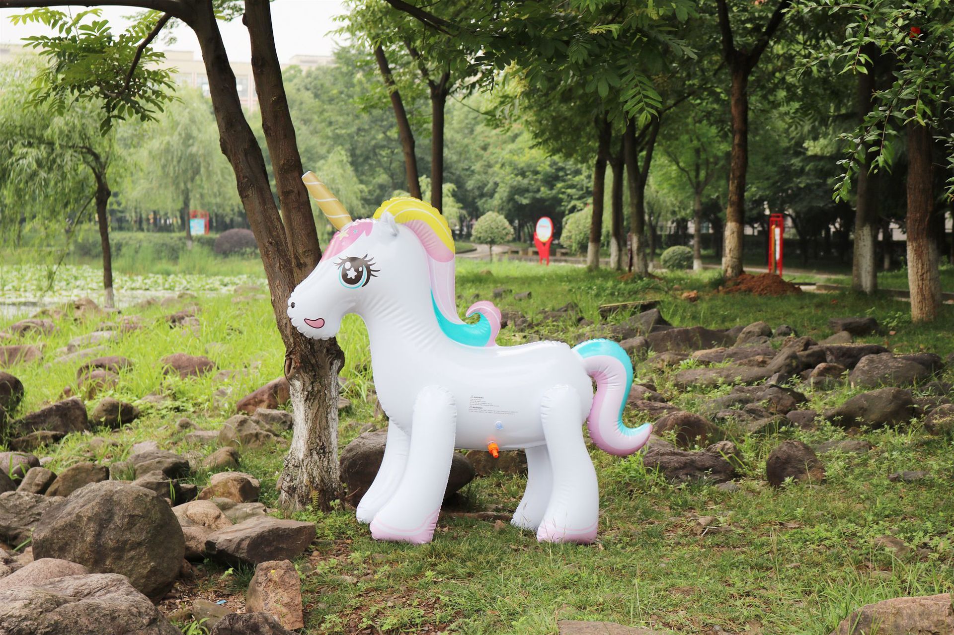 135cm Unicorn Sprinkler Water Spray Children's Summer Toys