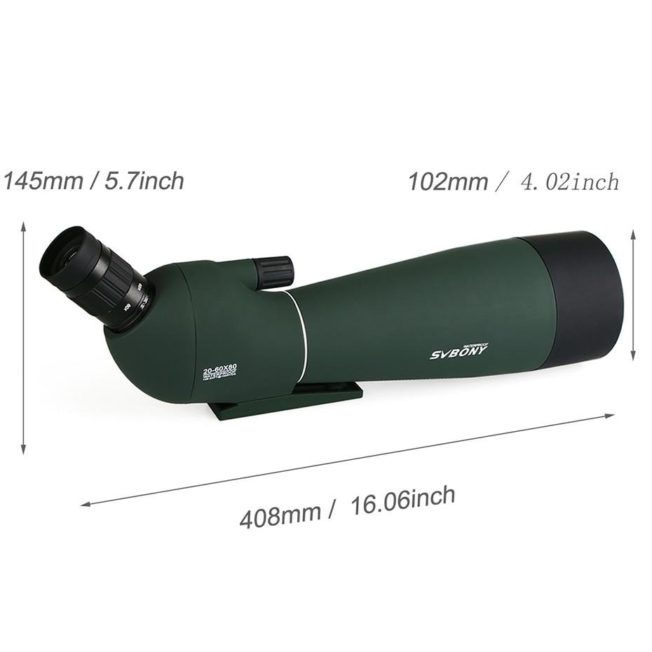 20-60x80 Zoom Telescope Prism MC Lens Birdwatching Hunting Waterproof Monocular