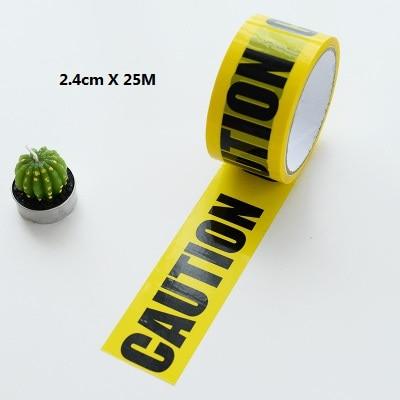 25M Halloween DIY Decoration Warning Tapes Party Caution Ribbon