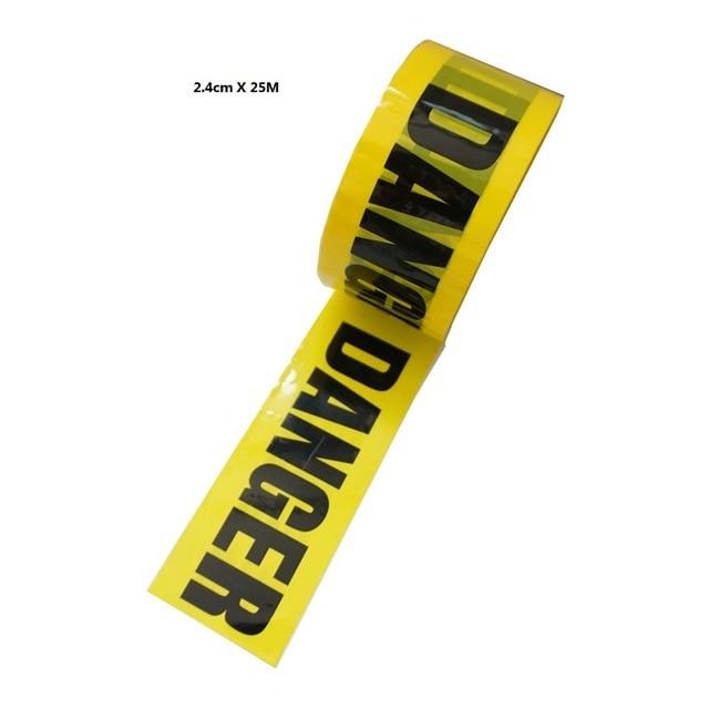 25M Halloween DIY Decoration Warning Tapes Party Caution Ribbon