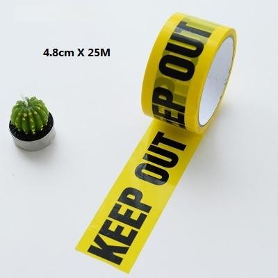 25M Halloween DIY Decoration Warning Tapes Party Caution Ribbon