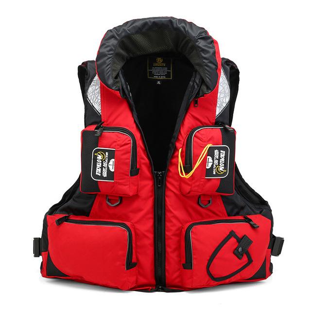 Adult Life Jacket Adjustable Buoyancy Water Sports Safety