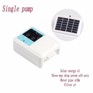 1/2 Pump Intelligent Garden Automatic Watering Device Solar Energy Drip Irrigation