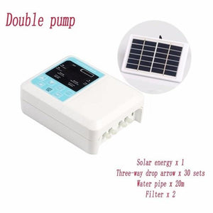 1/2 Pump Intelligent Garden Automatic Watering Device Solar Energy Drip Irrigation