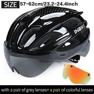 Cycling Helmet with Goggles Ultralight MTB Bike Helmet Men Women