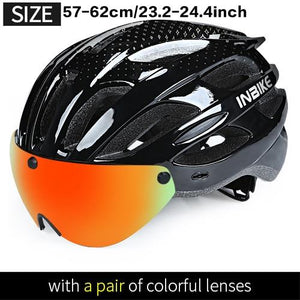 Cycling Helmet with Goggles Ultralight MTB Bike Helmet Men Women