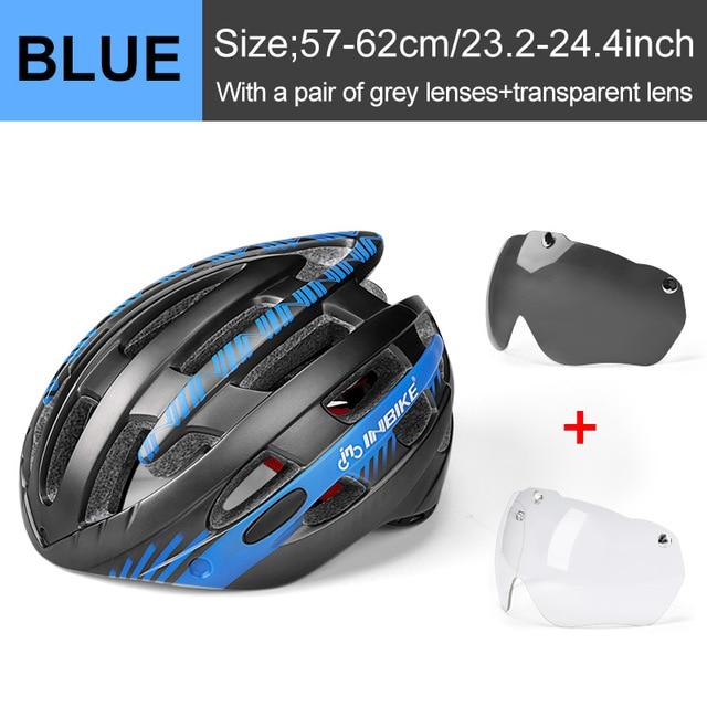 Cycling Helmet with Goggles Ultralight MTB Bike Helmet Men Women