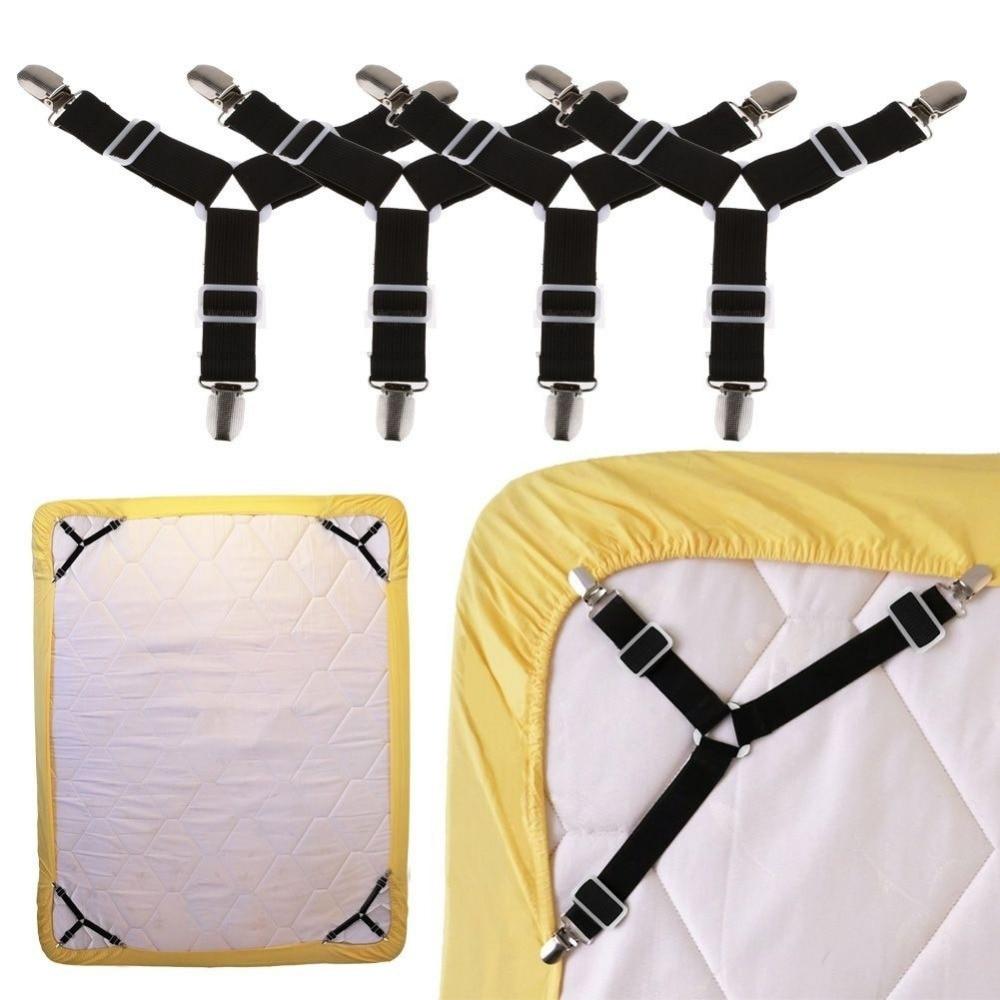 4PCS Bed Grippers Sheet Holder Clip